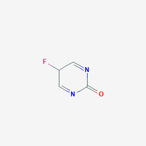 molecular formula C4H3FN2O B15133413 5-fluoro-5H-pyrimidin-2-one 