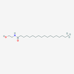 molecular formula C20H41NO2 B15133697 Stearoylethanolamide-d3 