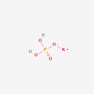 molecular formula KH2PO4<br>H2KO4P B151339 Potassium dihydrogen phosphate CAS No. 7778-77-0