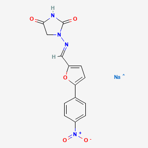 molecular formula C14H10N4NaO5 B15134348 Dantrolene sodium salt 