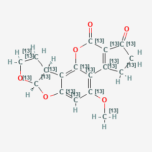 molecular formula C17H14O6 B1513458 Aflatoxin B2-13C17 CAS No. 1217470-98-8