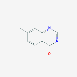 molecular formula C9H8N2O B15134653 7-methyl-4aH-quinazolin-4-one 