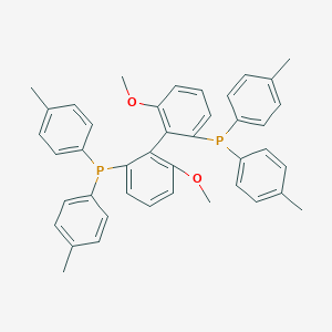 molecular formula C42H40O2P2 B151349 (R)-(6,6'-Dimethoxybiphenyl-2,2'-diyl)bis[bis(4-methylphenyl)phosphine] CAS No. 133545-25-2