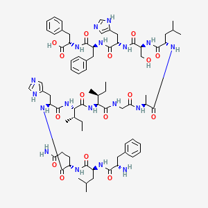 molecular formula C76H108N18O16 B15134945 Temporin-GHd 