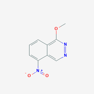 molecular formula C9H7N3O3 B1513508 1-Methoxy-5-nitrophthalazine 