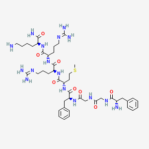 molecular formula C45H72N16O8S B15135107 LIH383 