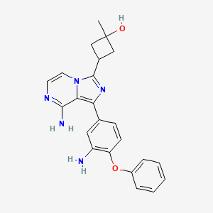 molecular formula C23H23N5O2 B15135130 Ack1 inhibitor 2 