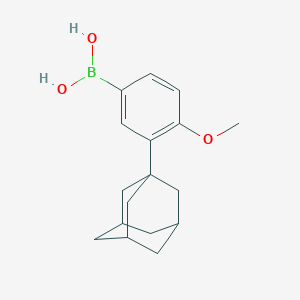 B151352 3-(1-Adamantyl)-4-methoxyphenylboronic acid CAS No. 459423-32-6