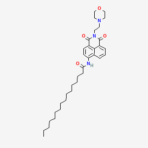 molecular formula C34H49N3O4 B15135303 PMBD 