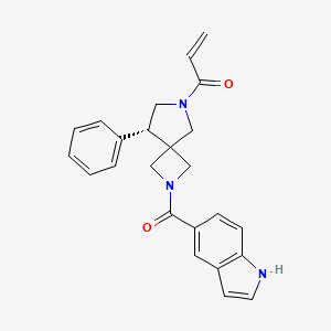 molecular formula C24H23N3O2 B15135308 ZL-12A probe 