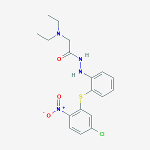molecular formula C18H21ClN4O3S B15135313 Ebov-IN-5 