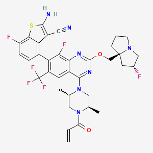 molecular formula C35H33F6N7O2S B15135437 BBO-8520 