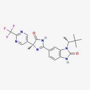 molecular formula C22H23F3N6O2 B15135513 B3Gnt2-IN-1 