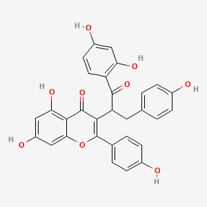 molecular formula C30H22O9 B15135544 YF-Mo1 