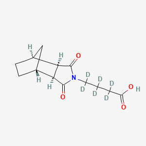 molecular formula C13H17NO4 B15135701 Tandospirone Acid Metabolite-d6 