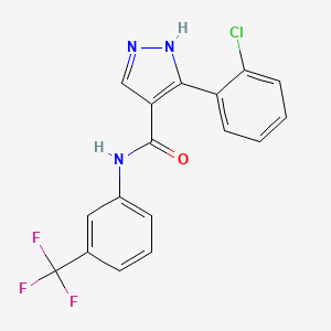 molecular formula C17H11ClF3N3O B15135834 HIF-2|A agonist 3 