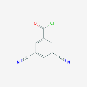molecular formula C9H3ClN2O B151359 3,5-Dicyanobenzoyl chloride CAS No. 139456-45-4