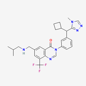 molecular formula C28H31F3N6O B15135914 Cbl-b-IN-17 