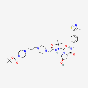 molecular formula C40H62N8O6S B15135955 E3 Ligase Ligand-linker Conjugate 71 