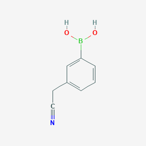 molecular formula C8H8BNO2 B151360 3-Cyanomethylphenylboronic acid CAS No. 220616-39-7