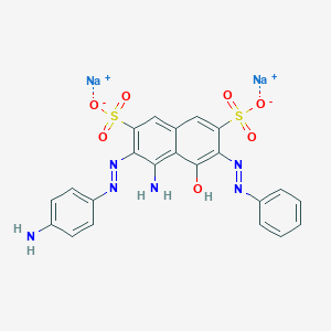 molecular formula C22H16N6Na2O7S2 B15136020 Acid green 20 