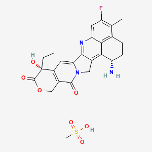 molecular formula C25H26FN3O7S B15136047 (1S,9R)-Exatecan mesylate 