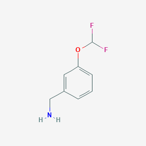 molecular formula C8H9F2NO B151362 3-(二氟甲氧基)苯甲胺 CAS No. 244022-71-7