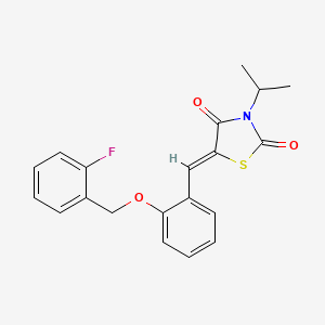 molecular formula C20H18FNO3S B15136230 CB2R agonist 3 