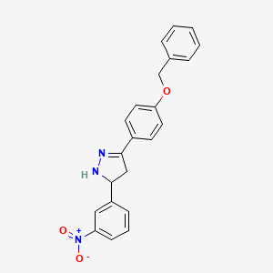 molecular formula C22H19N3O3 B15136234 Antiproliferative agent-50 