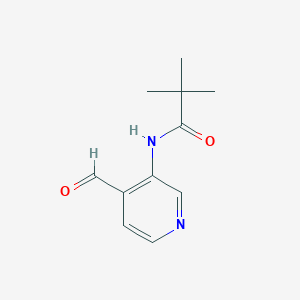 molecular formula C11H14N2O2 B151363 N-(4-Formyl-pyridin-3-yl)-2,2-dimethyl-propionamide CAS No. 127446-35-9
