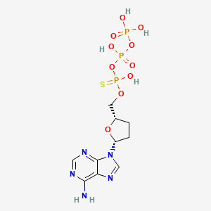molecular formula C10H16N5O10P3S B15136327 ddATP|AS 