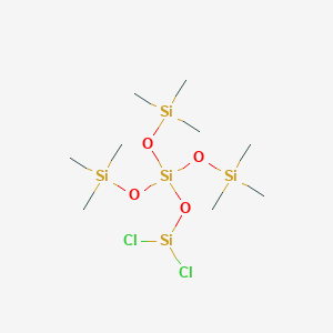 molecular formula C9H27Cl2O4Si5 B1513645 Dichlorosilyl tris(trimethylsilyl) orthosilicate CAS No. 216393-93-0