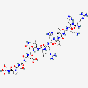 molecular formula C77H131N27O21 B15136484 SRC-1 (686-700) 