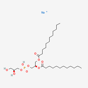molecular formula C30H59NaO10P B15136493 DLPG 
