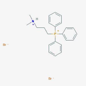 molecular formula C23H28Br2NP B151365 [3-(Dimethylamino)propyl]triphenylphosphonium bromide hydrobromide CAS No. 27710-82-3