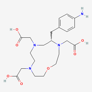 molecular formula C21H32N4O7 B15136536 p-NH2-Bn-oxo-DO3A 