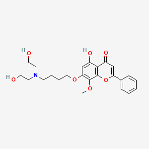 molecular formula C24H29NO7 B15136577 PERK/eIF2|A activator 1 