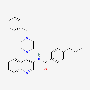 molecular formula C30H32N4O B15136607 S21-1011 