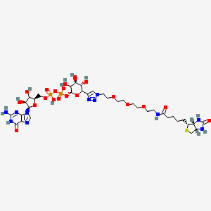 molecular formula C35H55N11O20P2S B15136673 GDP-Fuc-Biotin 