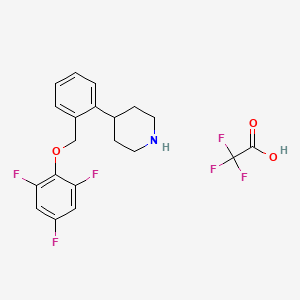molecular formula C20H19F6NO3 B15136792 Ampreloxetine TFA 