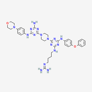 molecular formula C37H46N16O2 B15136851 MC-1-F2 