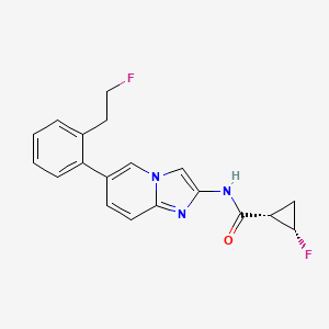 molecular formula C19H17F2N3O B15136907 c-ABL-IN-5 