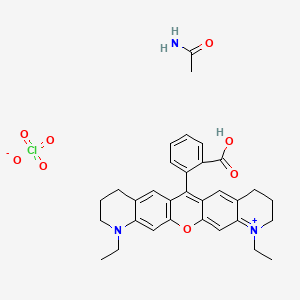 molecular formula C32H36ClN3O8 B15136913 ATTO 565 amine 