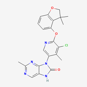 molecular formula C22H20ClN5O3 B15136984 Kv3.1 modulator 2 