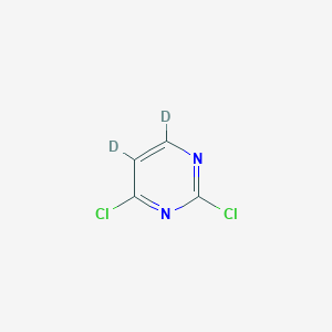 molecular formula C4H2Cl2N2 B15137019 2,4-Dichloropyrimidine-d2 