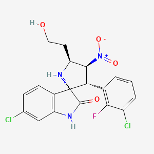 molecular formula C19H16Cl2FN3O4 B15137114 MDM2-p53-IN-18 