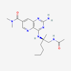 molecular formula C19H29N7O2 B15137139 TLR8 agonist 6 