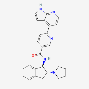 molecular formula C26H25N5O B15137141 BLU0588 