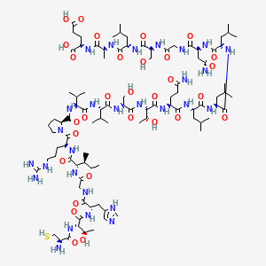 molecular formula C95H162N28O30S B15137231 HIV gp120 (254-274) 