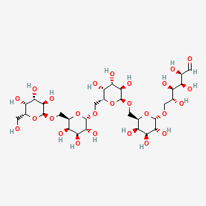 molecular formula C30H52O26 B15137323 Gal(a1-6)Gal(a1-6)Gal(a1-6)Gal(a1-6)aldehydo-Glc 